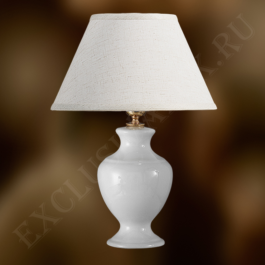 керамическая настольная лампа